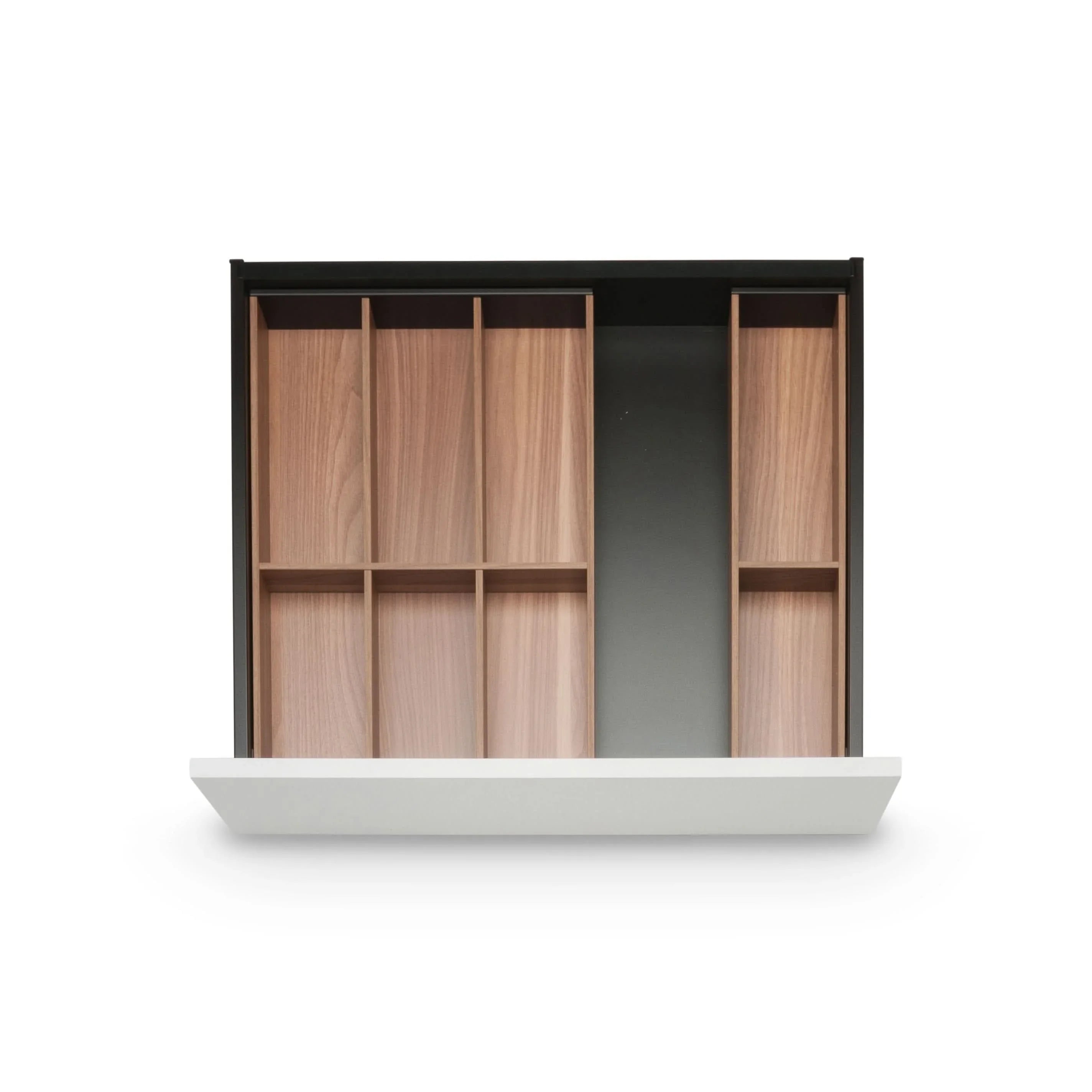 CLASSICduo Holz. Besteckkasten & Rahmen Bundle (40 cm) Bundle Blum Tennessee Nuss 47.2