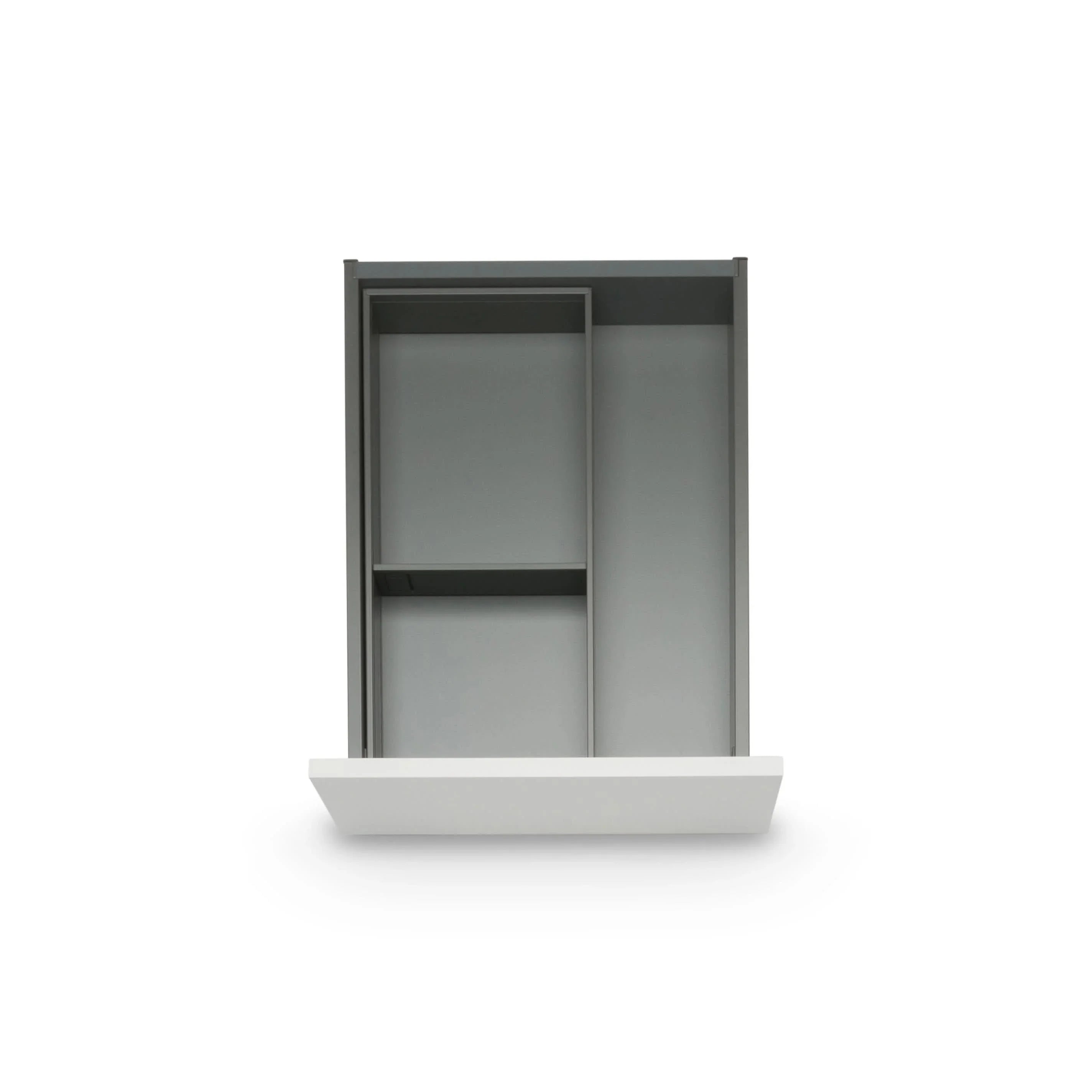 AMBIA-LINE Schubladeneinsatz Stahl (20 cm) Rahmen Blum Oriongrau 42.2
