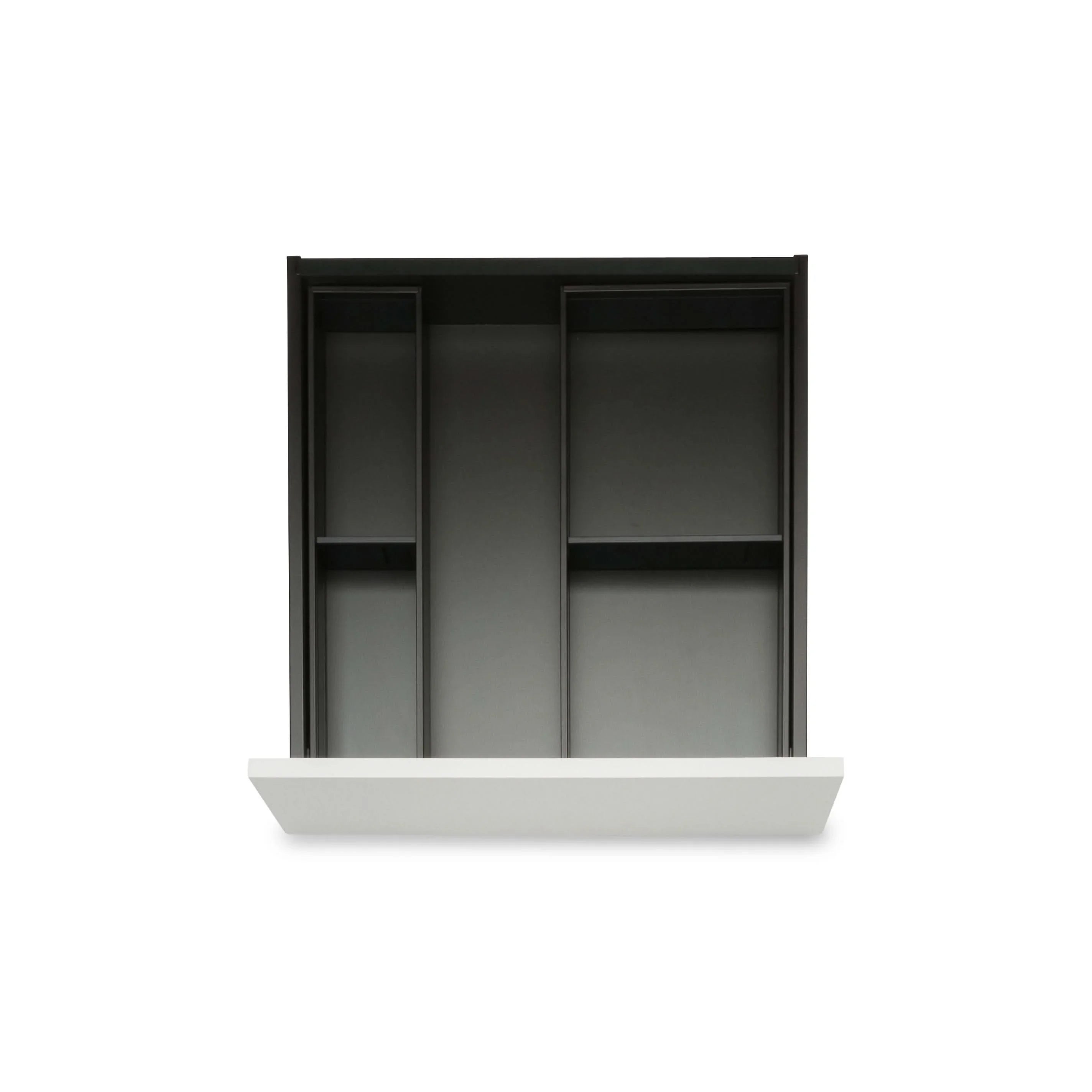 PLAINduo Stahl. Bundle für Besteck & Küchenutensilien (30 cm) Bundle Blum Carbonschwarz 47.2