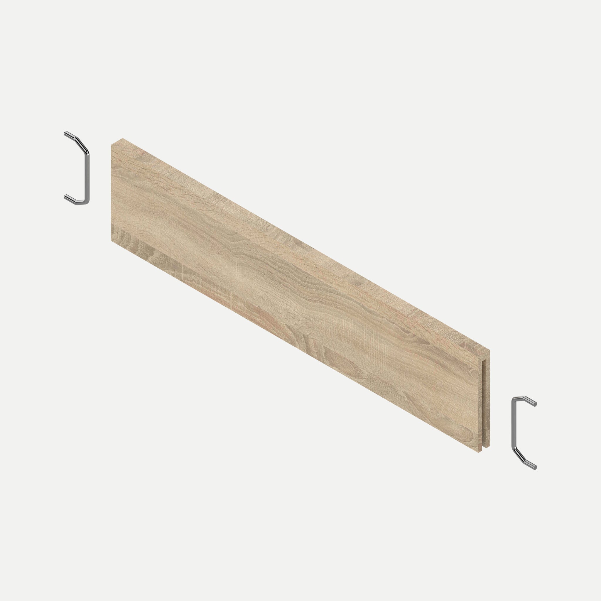 Querteiler für Schubladeneinsatz Holz Zubehör Blum Bardolino Eiche 20 cm