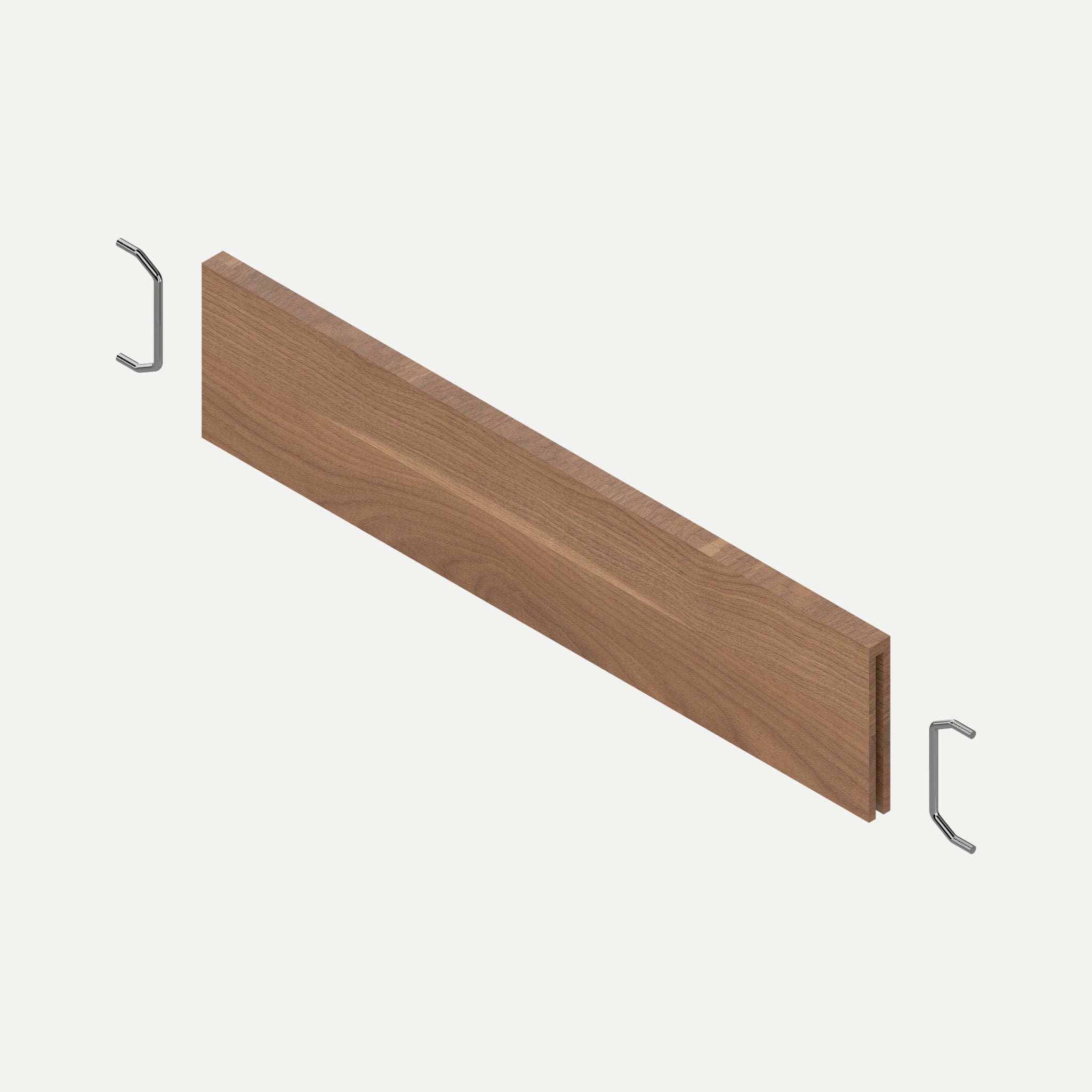 Querteiler für Schubladeneinsatz Holz Zubehör Blum Tennessee Nuss 20 cm