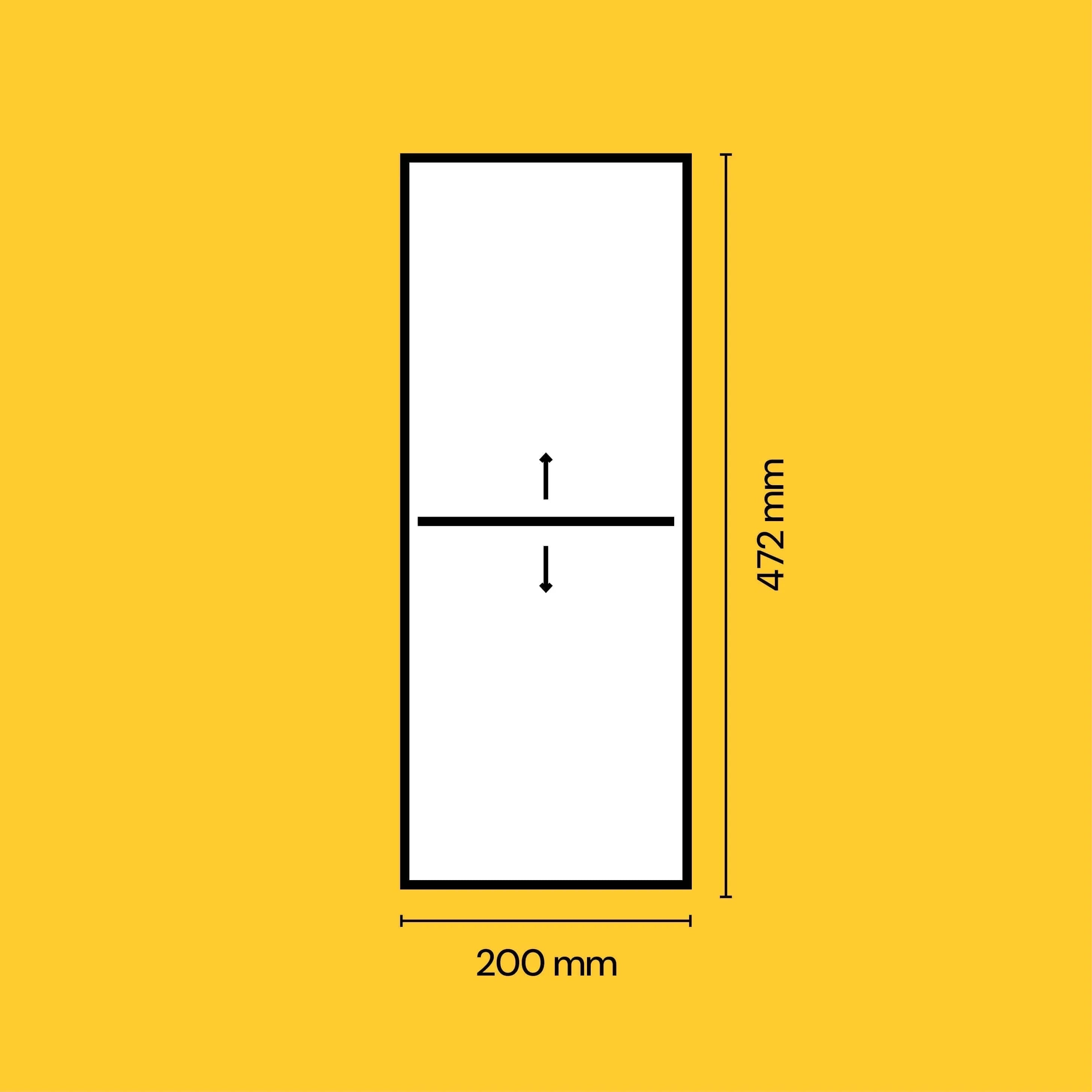 AMBIA-LINE Schubladeneinsatz Stahl (20 cm) Rahmen Blum